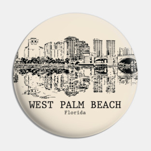 West Palm Beach - Florida Pin