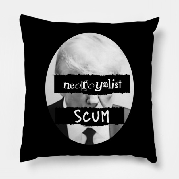 Neoroyalist Pillow by Low Life Shirts