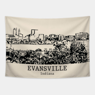 Evansville - Indiana Tapestry