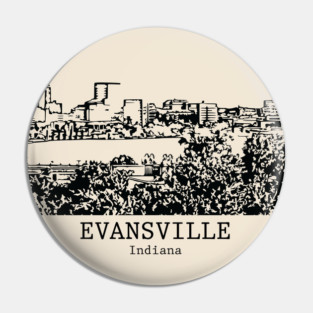 Evansville - Indiana Pin
