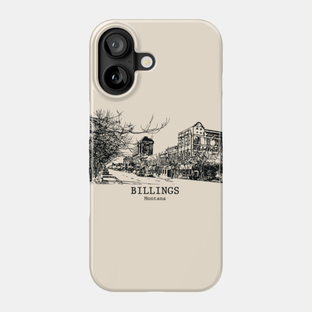 Billings - Montana Phone Case by Lakeric