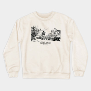 Billings - Montana Crewneck Sweatshirt