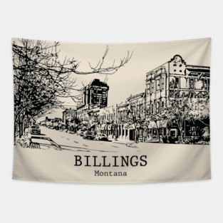 Billings - Montana Tapestry