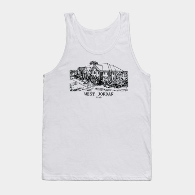 West Jordan - Utah Tank Top by Lakeric