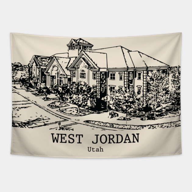 West Jordan - Utah Tapestry by Lakeric