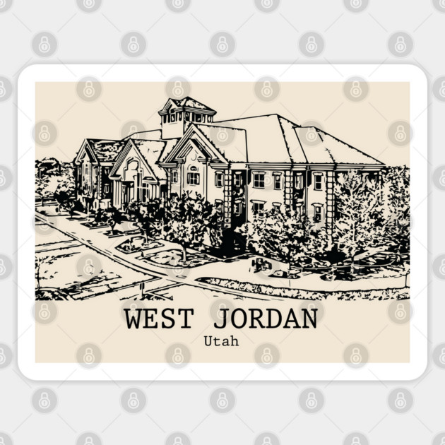 West Jordan - Utah Sticker by Lakeric