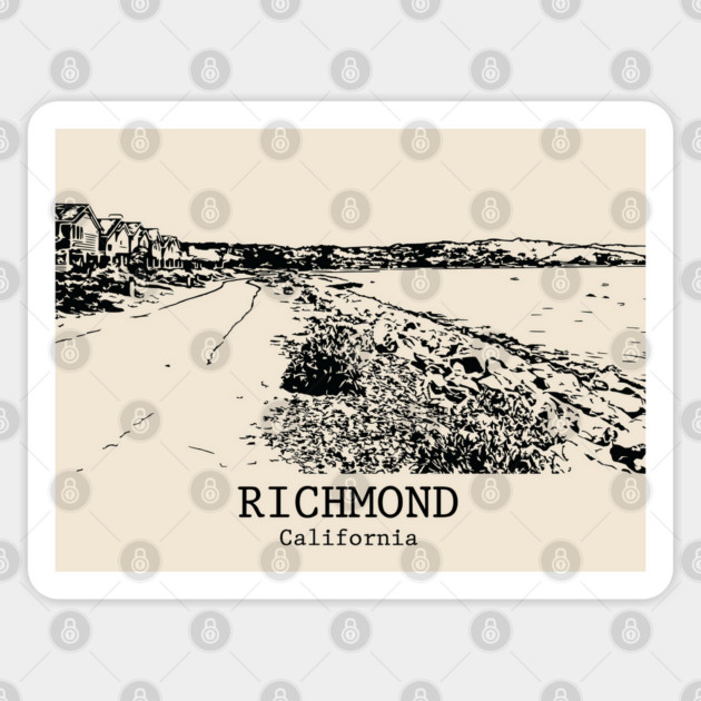 Richmond - California Sticker by Lakeric