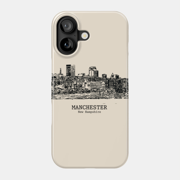 Manchester - New Hampshire Phone Case by Lakeric