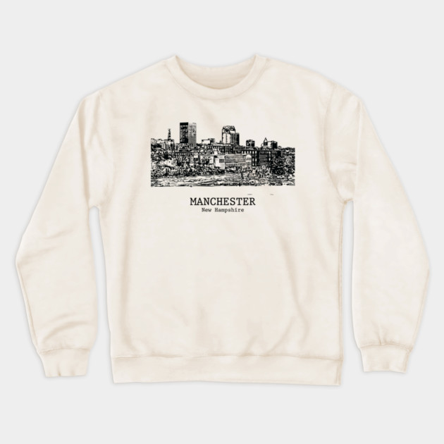 Manchester - New Hampshire Crewneck Sweatshirt by Lakeric