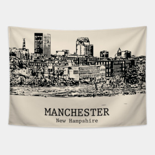 Manchester - New Hampshire Tapestry