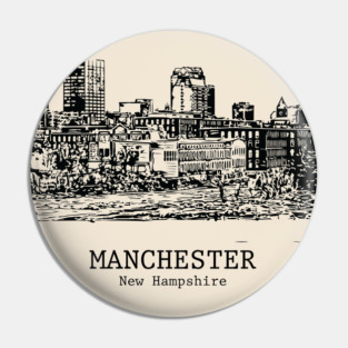 Manchester - New Hampshire Pin