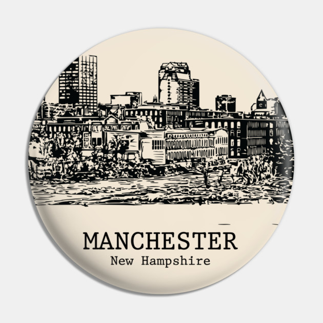 Manchester - New Hampshire Pin by Lakeric