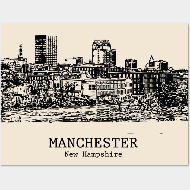 Manchester - New Hampshire Wall Art by Lakeric