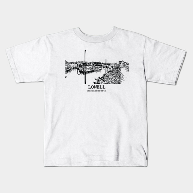 Lowell - Massachusetts Kids T-Shirt by Lakeric