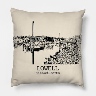 Lowell - Massachusetts Pillow