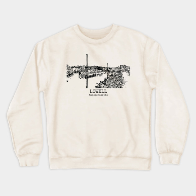Lowell - Massachusetts Crewneck Sweatshirt by Lakeric