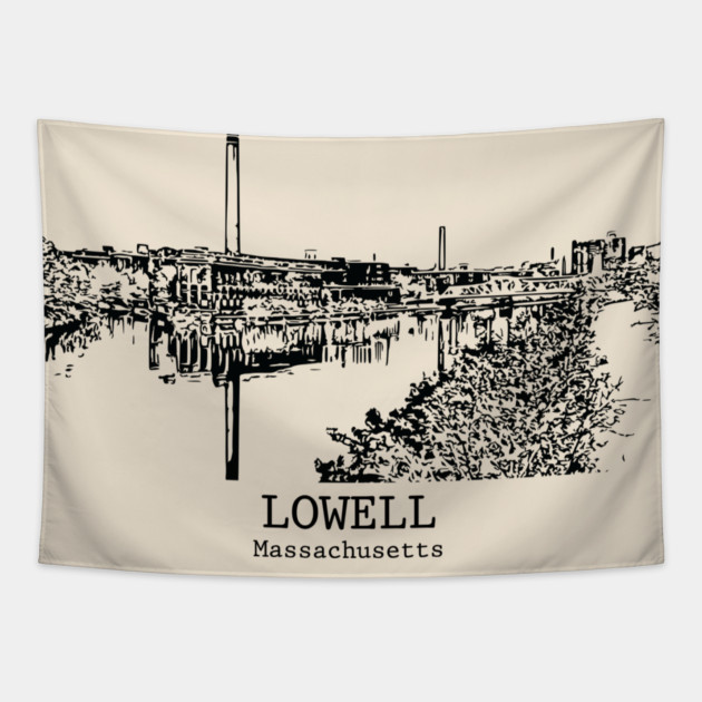 Lowell - Massachusetts Tapestry by Lakeric