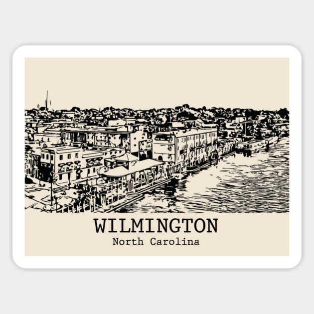 Wilmington - North Carolina Magnet by Lakeric