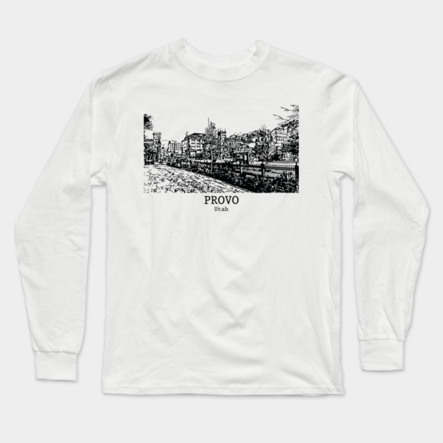 Provo - Utah Long Sleeve T-Shirt by Lakeric