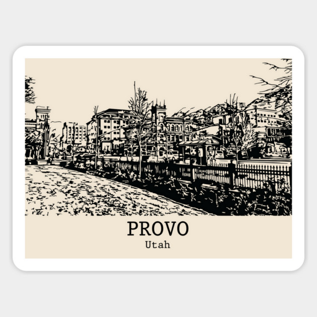 Provo - Utah Magnet by Lakeric