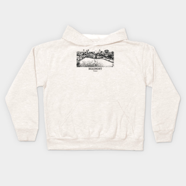 Beaumont - Texas Kids Hoodie by Lakeric