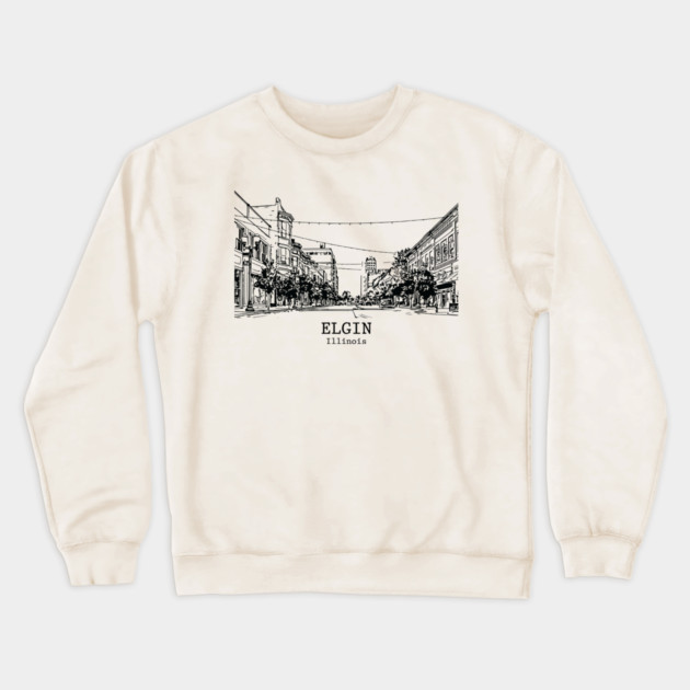 Elgin - Illinois Crewneck Sweatshirt by Lakeric