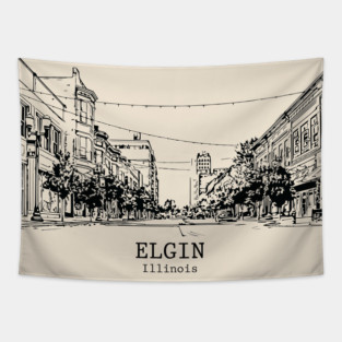 Elgin - Illinois Tapestry