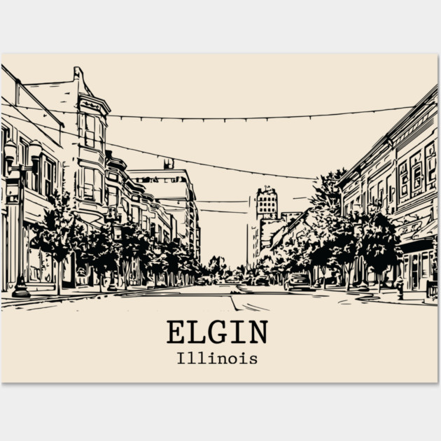 Elgin - Illinois Wall Art by Lakeric