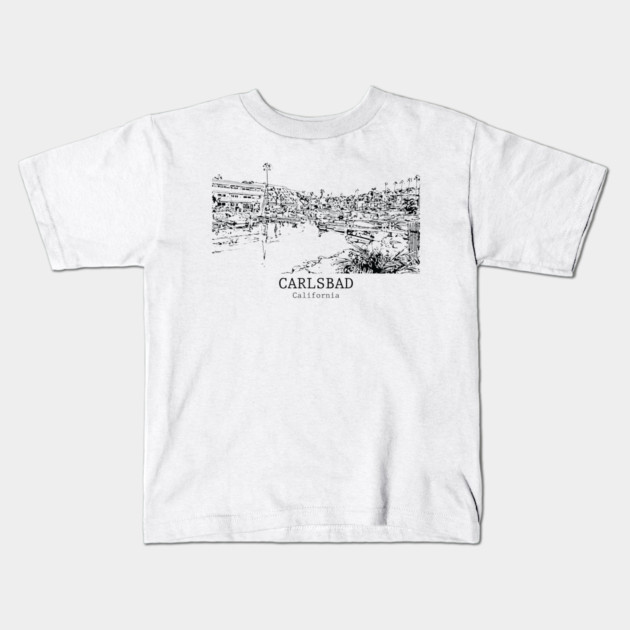 Carlsbad - California Kids T-Shirt by Lakeric