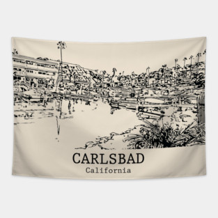 Carlsbad - California Tapestry