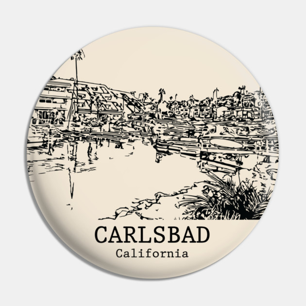 Carlsbad - California Pin by Lakeric