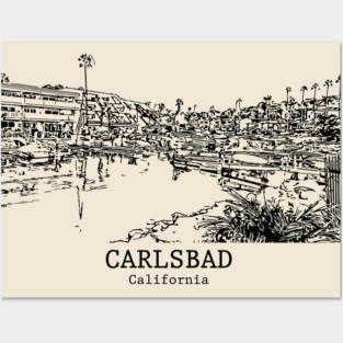 Carlsbad - California Posters and Art