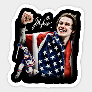 Jack Hughes #86 - Team USA Hockey - Gold Medal Olympics 2026 Sticker