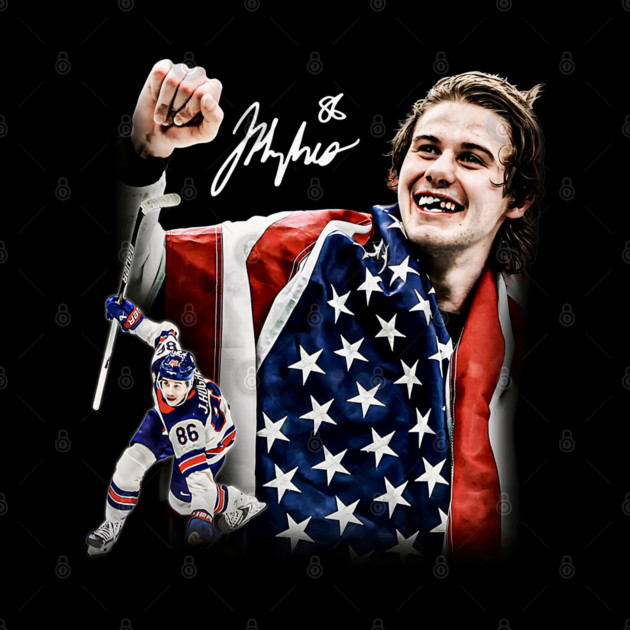 Jack Hughes #86 - Team USA Hockey - Gold Medal Olympics 2026 by nicklower