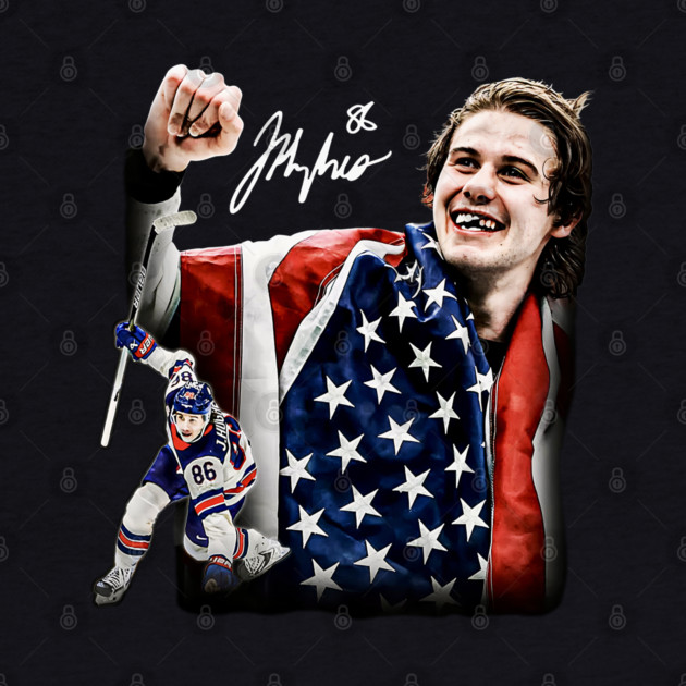 Jack Hughes #86 - Team USA Hockey - Gold Medal Olympics 2026 by nicklower
