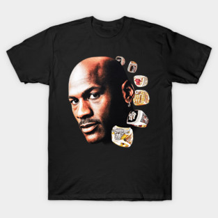 90s Jordan 6 Rings Basketball Classic T-Shirt