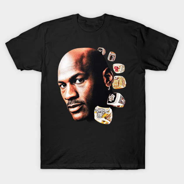 90s Jordan 6 Rings Basketball Classic T-Shirt by nicklower