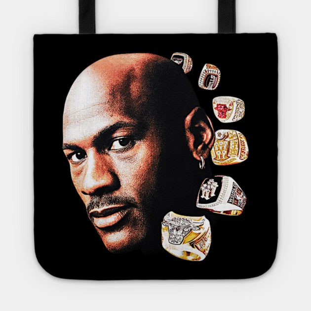 90s Jordan 6 Rings Basketball Classic Tote by nicklower
