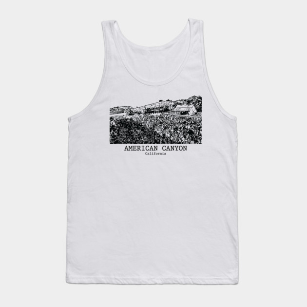 American Canyon - California Tank Top by Lakeric
