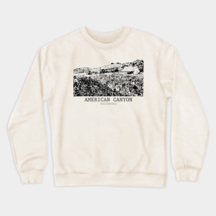 American Canyon - California Crewneck Sweatshirt