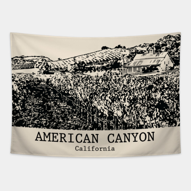 American Canyon - California Tapestry by Lakeric
