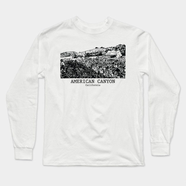 American Canyon - California Long Sleeve T-Shirt by Lakeric