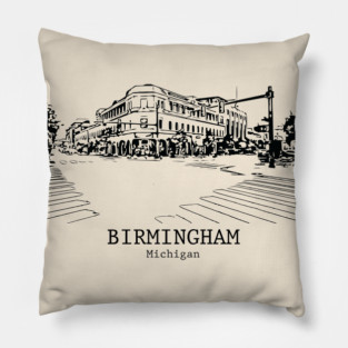 Birmingham - Michigan Pillow