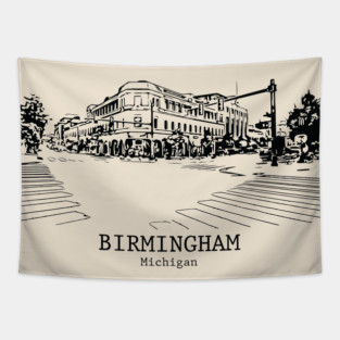 Birmingham - Michigan Tapestry