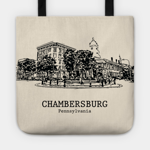 Chambersburg - Pennsylvania Tote by Lakeric