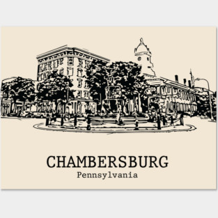 Chambersburg - Pennsylvania Posters and Art