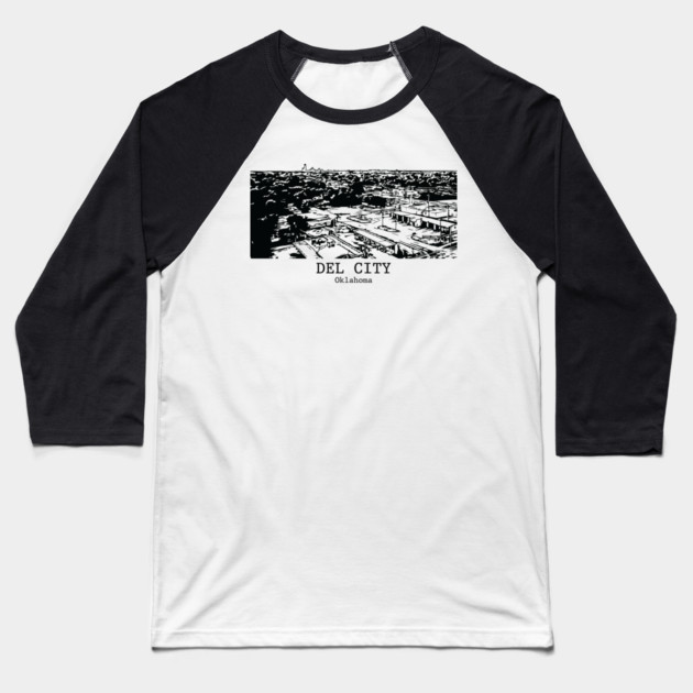 Del City - Oklahoma Baseball T-Shirt by Lakeric