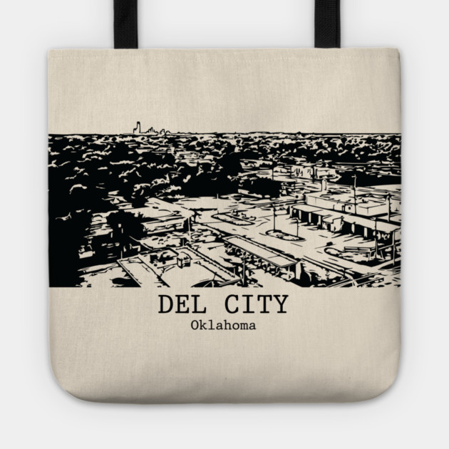 Del City - Oklahoma Tote by Lakeric