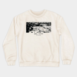 Del City - Oklahoma Crewneck Sweatshirt