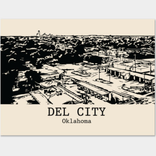 Del City - Oklahoma Posters and Art